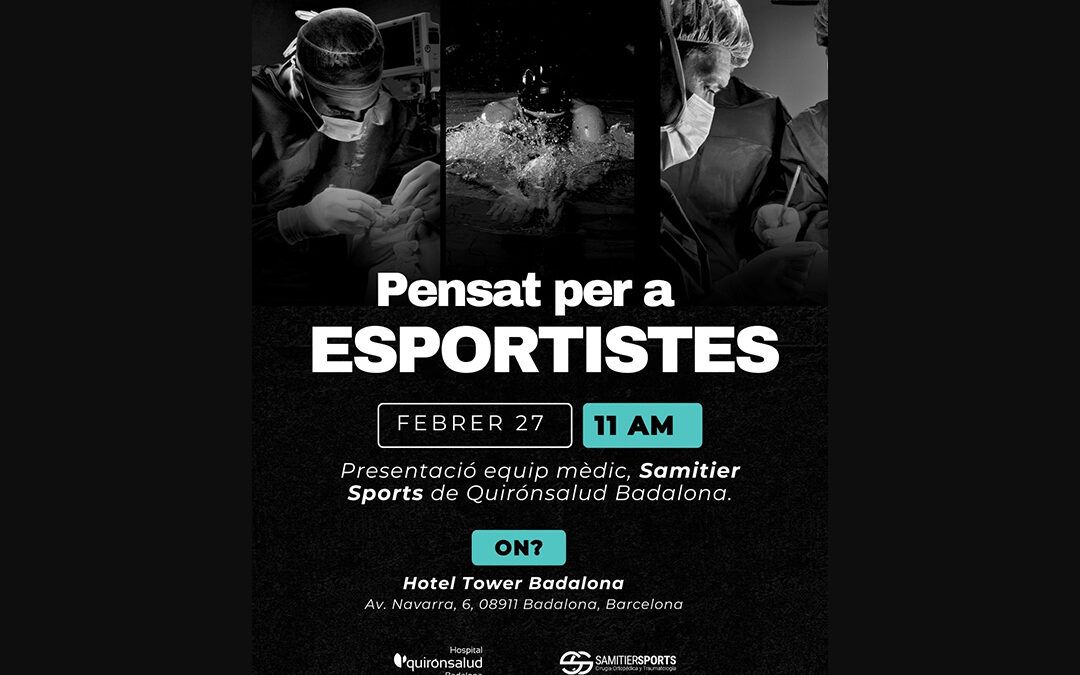 ¡El deporte y la salud tienen un nuevo referente en el hospital Quirónsalud Badalona!